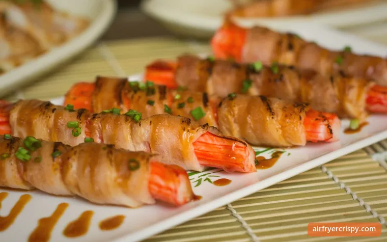 Air Fryer Bacon-Wrapped Asparagus (Keto) recipe
