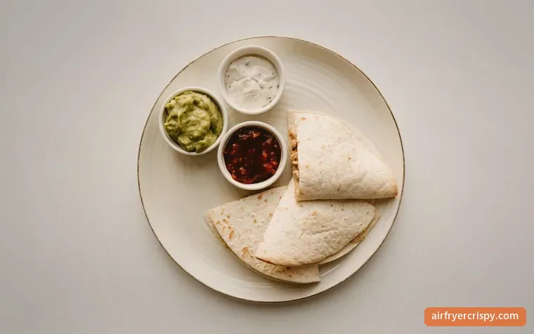 Air Fryer Chicken Quesadilla recipe