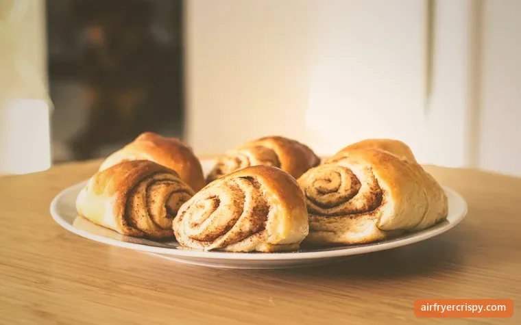 Air Fryer Cinnamon Rolls recipe