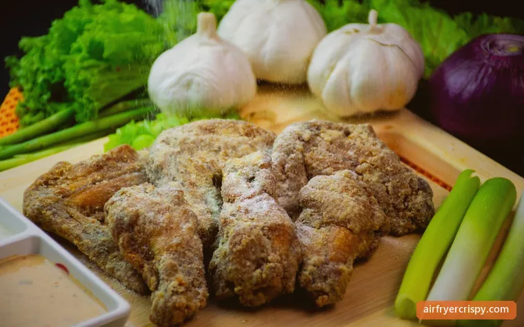Air Fryer Garlic Parmesan Wings recipe