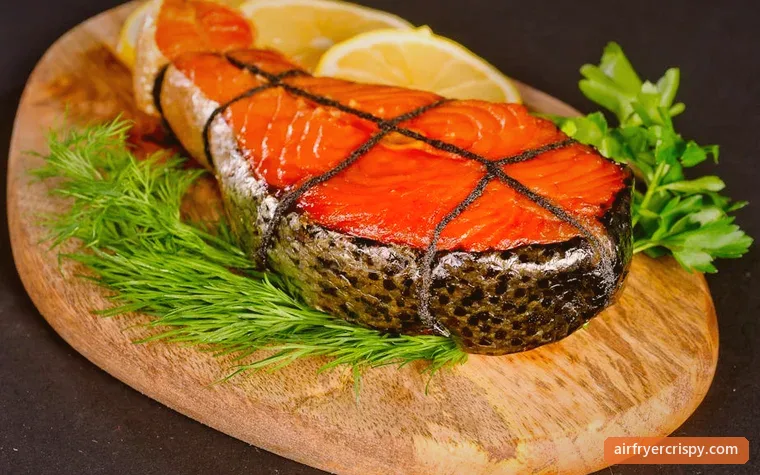 Air Fryer Salmon Lemon & Herbs recipe